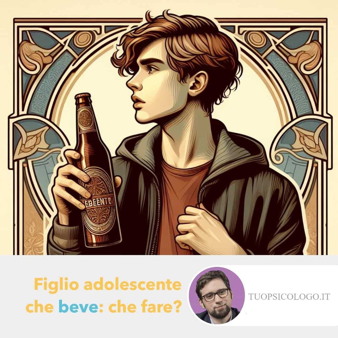 aiutare un figlio che beve